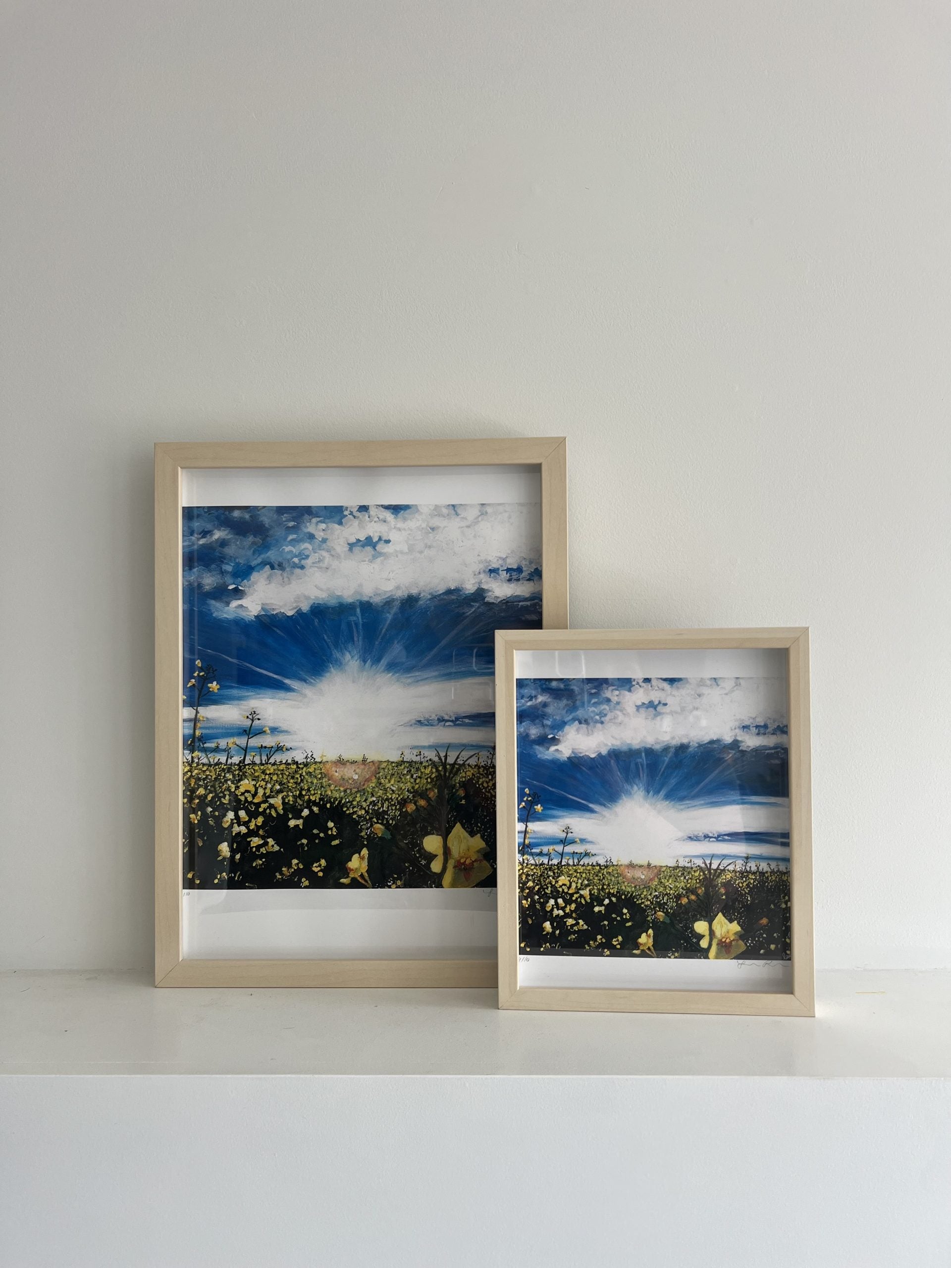 Alberta's Backyard Print (8"x10") - Alberta Canola Field in Summer