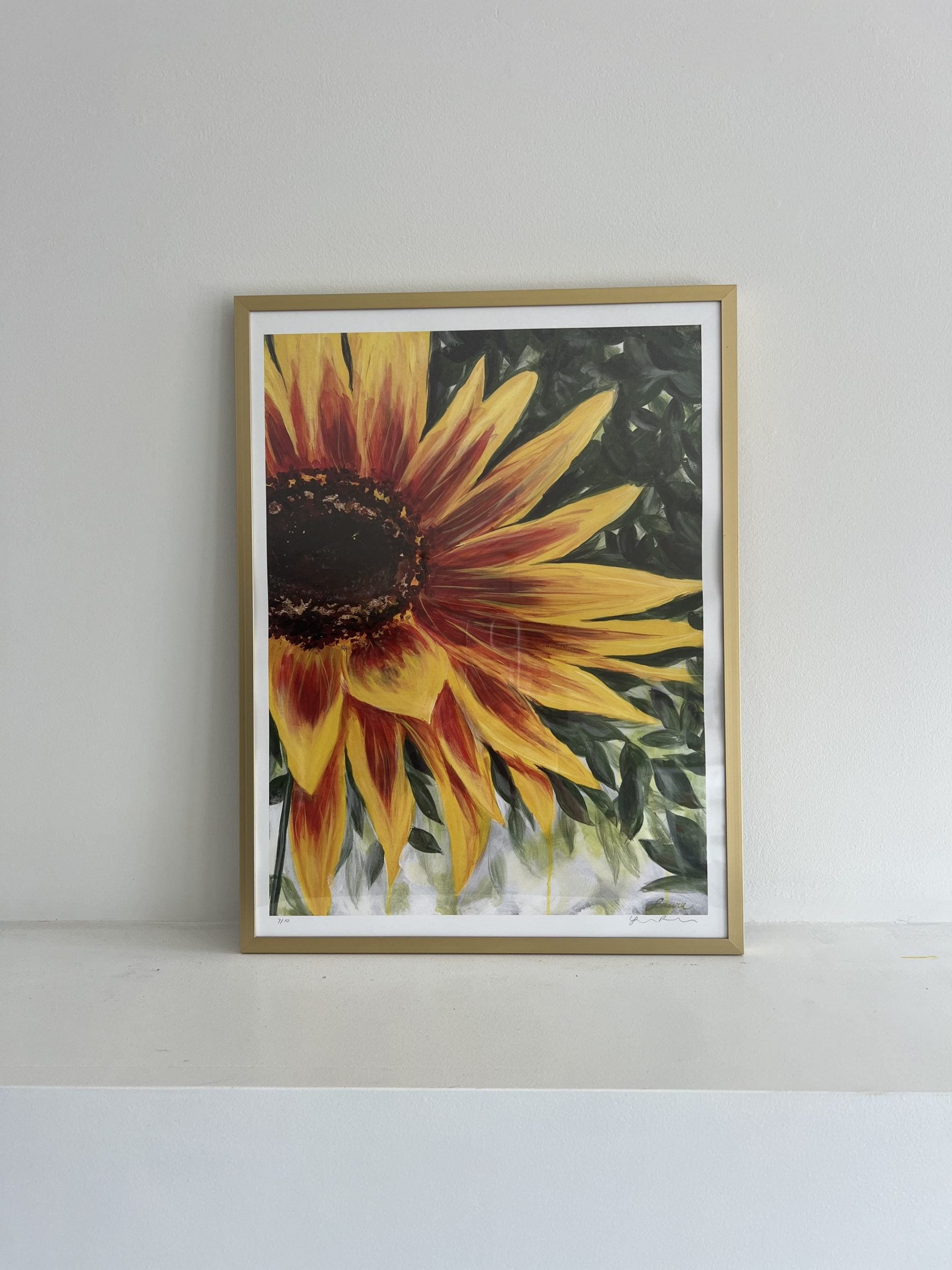 Sunflower Print (8"x10") - Yellow Sunflower
